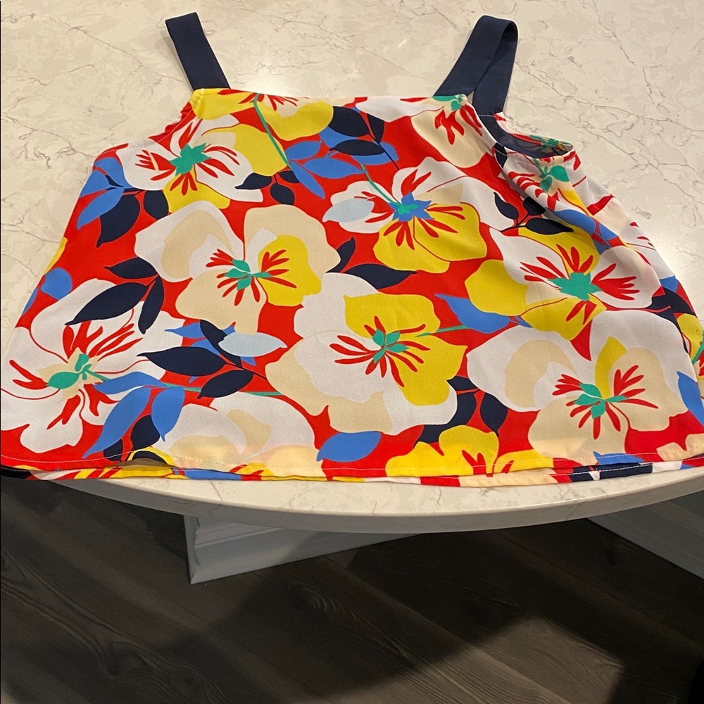 Tommy Hilfiger Floral Tank Top - Red, Yellow, Blue